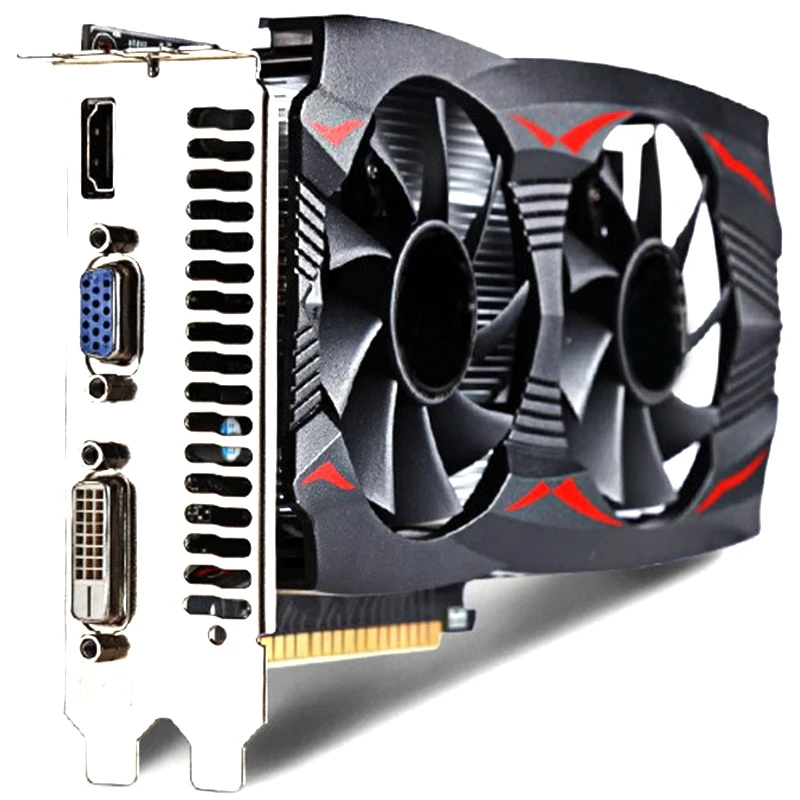 Оригинальная видеокарта Gpu Gtx750Ti 2 ГБ Gddr5, видеокарта Instantkill R7 350, Hd6850 для игр Geforce