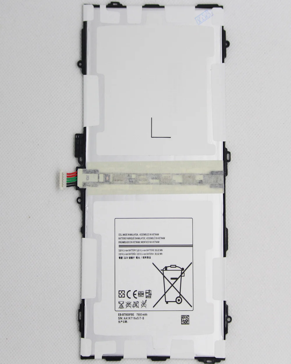 ISUNOO 2 шт./лот EB BT800FBE для планшета Samsung Galaxy Tab S 10 5 T800 T801 T805 7900 мАч запасная батарея с