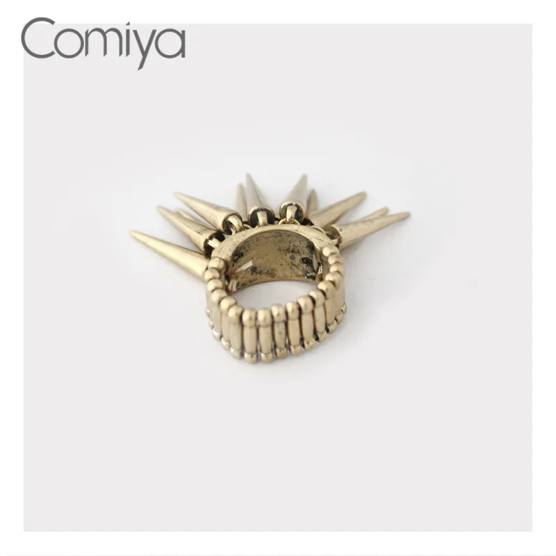 Comiya Фирменная Новинка Индии Joyas кулон кольца из сплава цинка вечерние кольцо