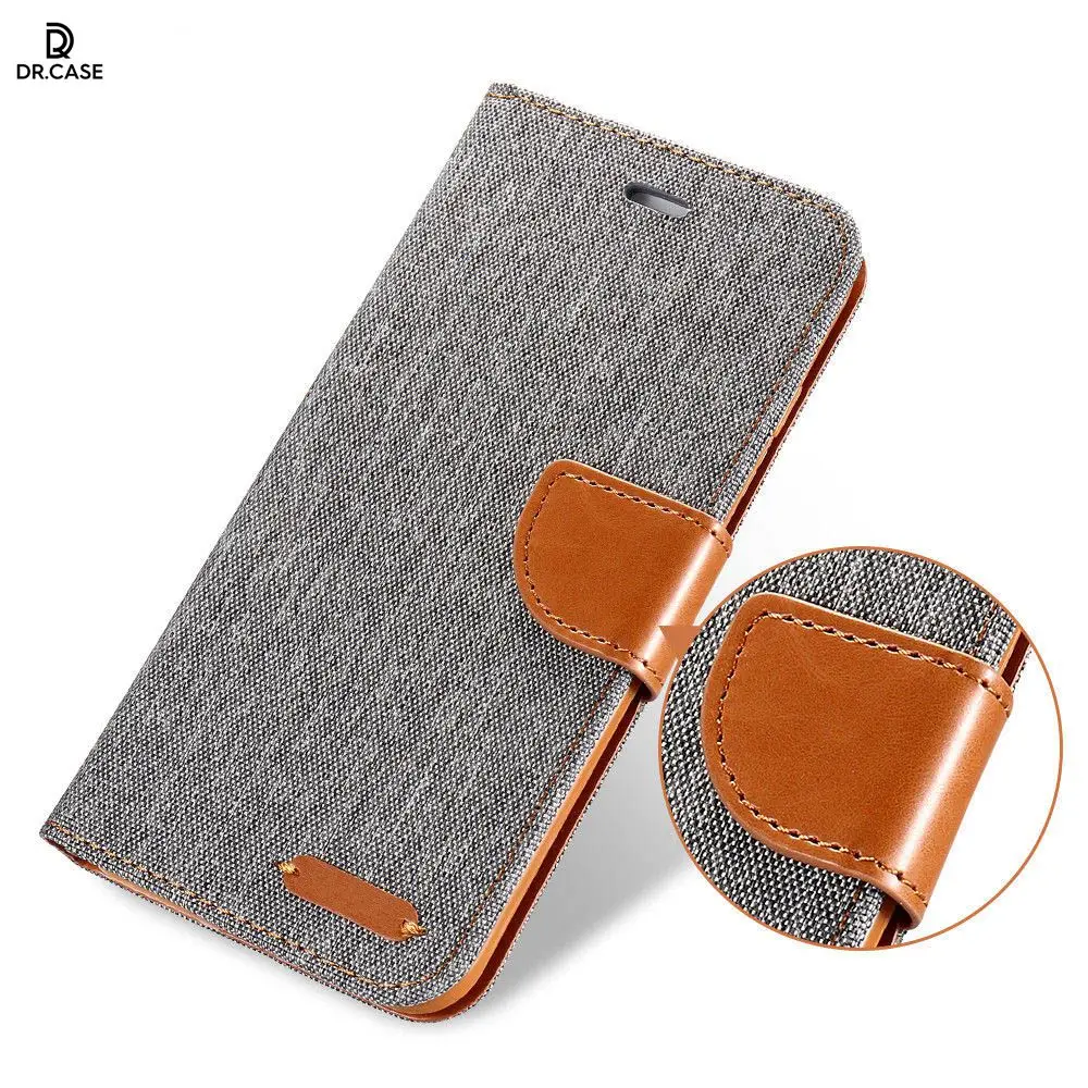 Чехол книжка DR. для iPhone 6 6s 7 Plus чехол сумка из джинсовой ткани флип 5 5S слот