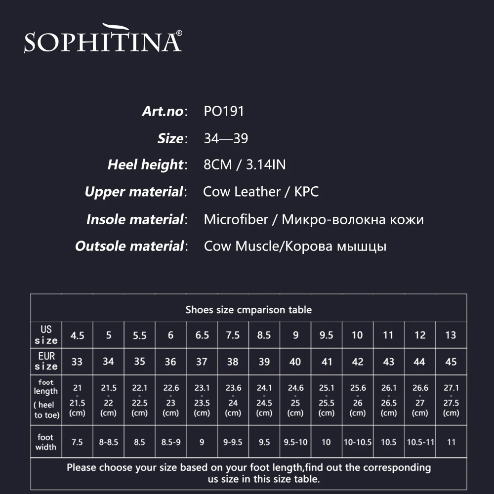 SOPHITINA/Модные женские босоножки на соломенном каблуке черные туфли ручной работы