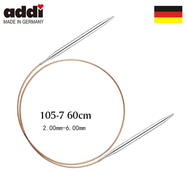 Addi 60 см 105 7 круглые спицы ручного вязания|Швейные инструменты и аксессуары| |