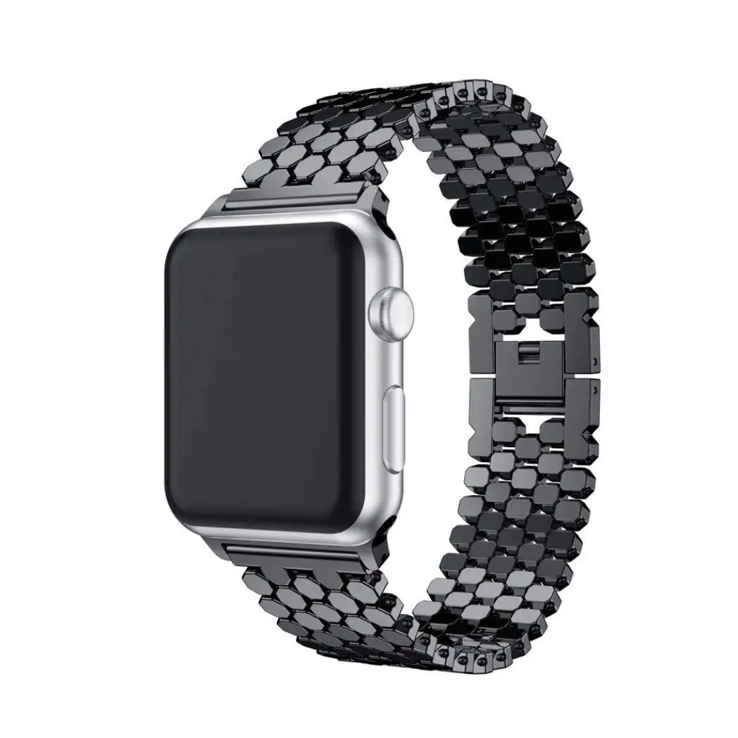 Для Apple Watch 4 40 мм 44 ремень заменить мужчин Т группа Нержавеющая сталь женщин