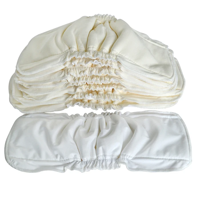 Натуральные Бамбуковые хлопковые моющиеся подгузники детские сильные