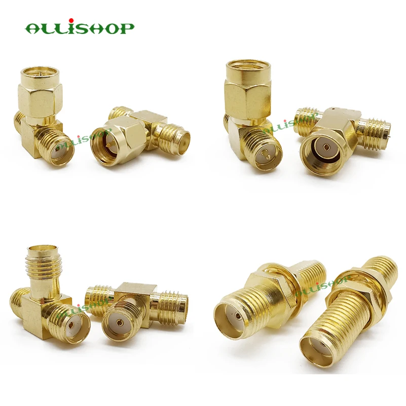 ALLiSHOP 18 тип SMA разъем адаптера SMA RP SMA Мужской и Женский RF коаксиальный разъем конвертер для wifi антенны/FPV Дрон