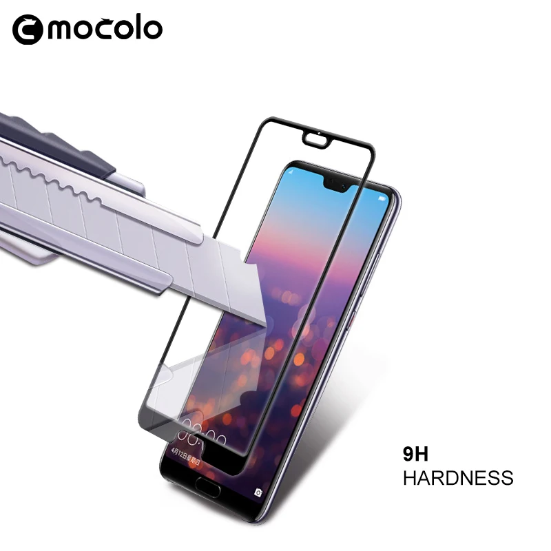 Закаленное стекло Mocolo 5D с полным покрытием для Huawei P20 Защита экрана Pro защитная