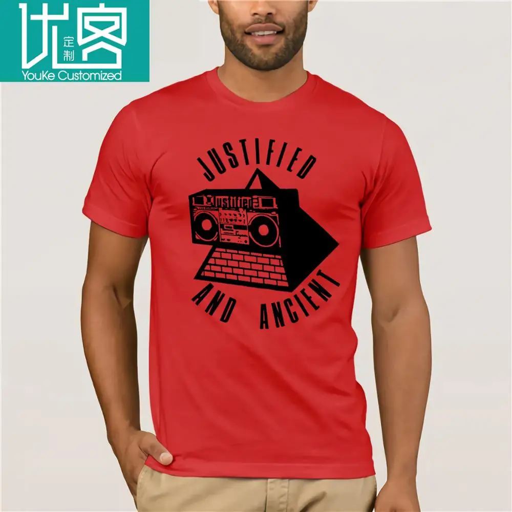 Футболки Zwarte Mannen Homme Tees KLF Gerechtvaardigd &amp Oude van Mu T-Shirt | Мужская одежда