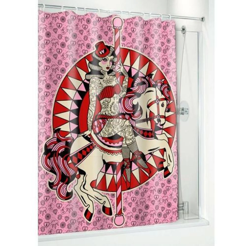 Татуированная леди цирк 78 &quotтканевая душевая занавеска для ванной комнаты