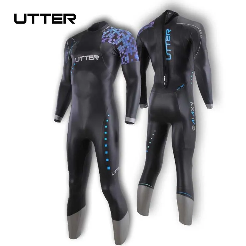 Полное Galaxy для мужчин Триатлон неопрена гидрокостюм Surf костюм сёрфинга бег и