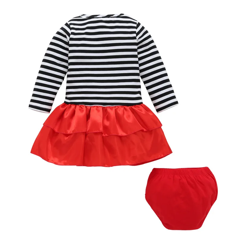 BibiCola/2018 г. Лидер продаж платье для девочек Рождественский костюм с длинными