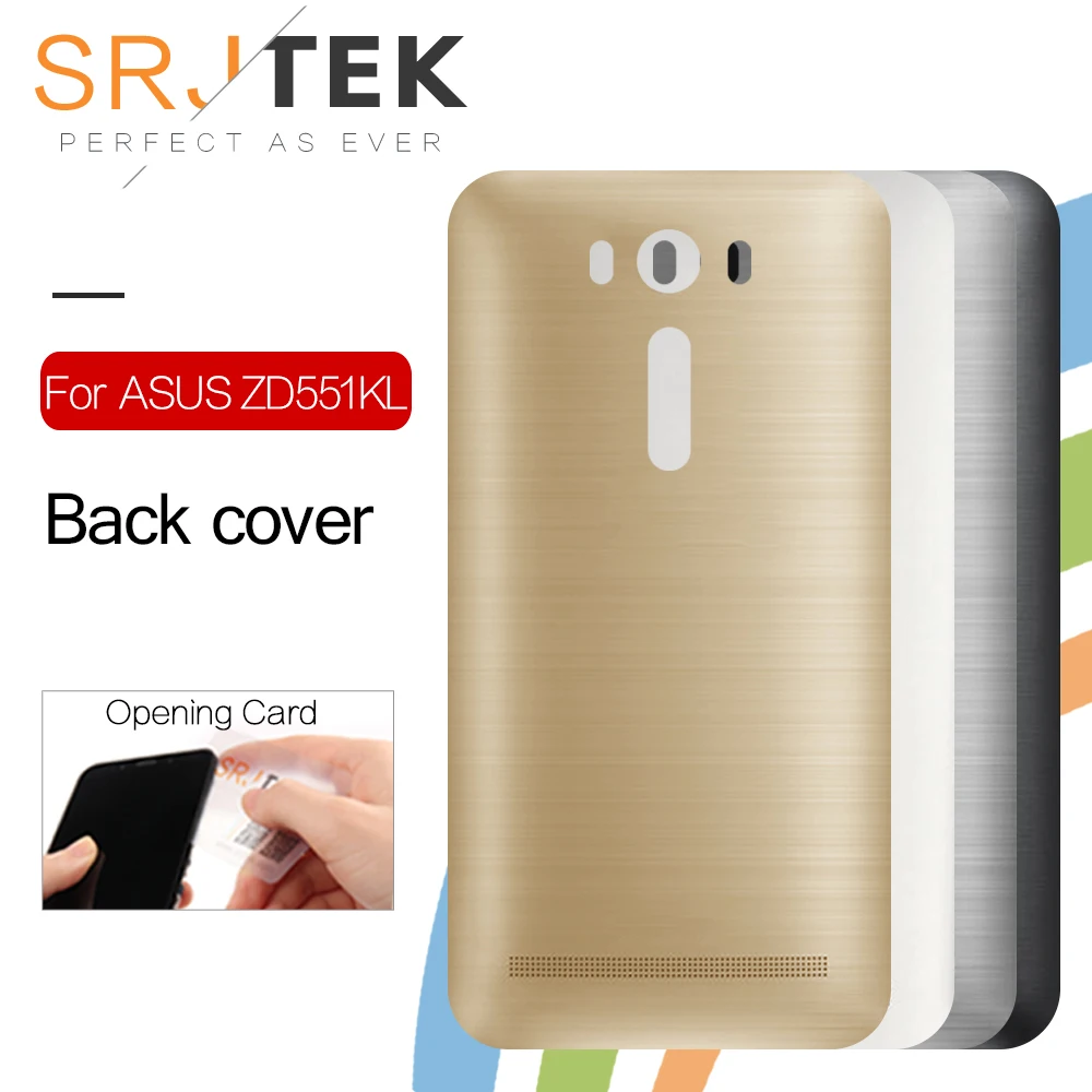 SRJTEK корпус для ASUS Zenfone Selfie ZD551KL задняя крышка чехол батарея дверь с кнопкой