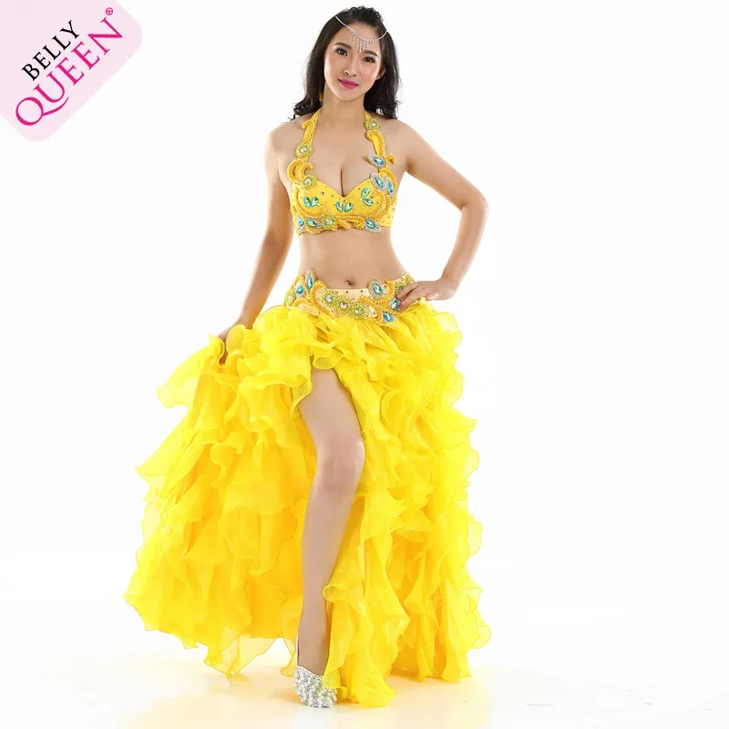 Высококачественная профессиональная одежда для танца живота женские костюмы