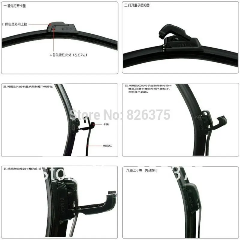Car rear wiper blades For Toyota Prius (2004- ) 16&quot Soft Rubber WindShield Wiper Blade | Автомобили и мотоциклы
