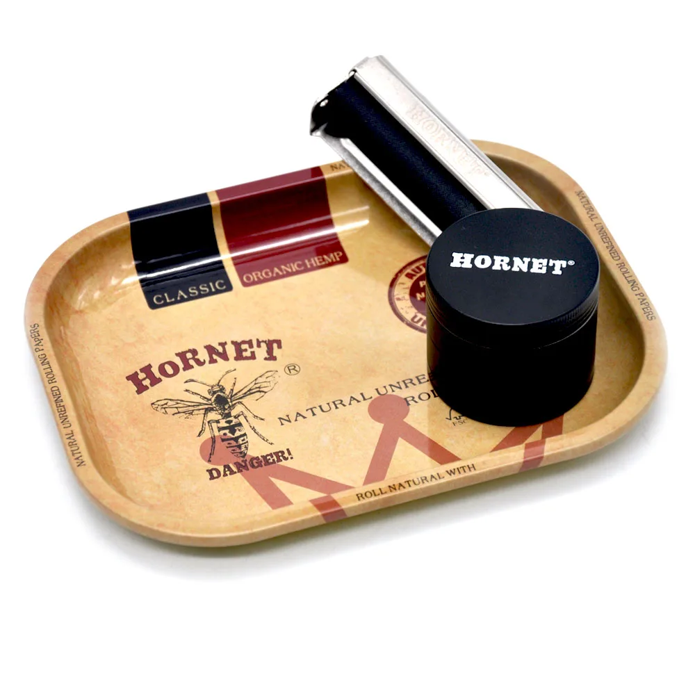 HORNET металла табак поднос ручной роликовой прокатки лотков измельчитель табака