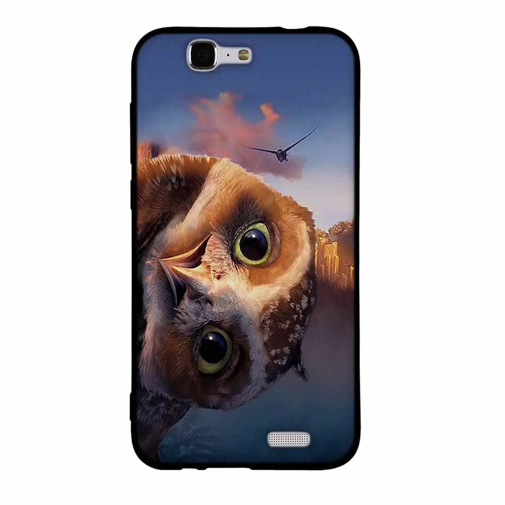 Чехол для Huawei Ascend G7 силиконовый чехол G7-L01 G7-L03 C199 с 3D принтом животных телефона |