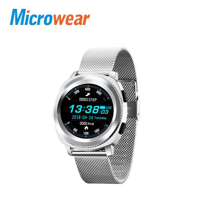 L2 Смарт-часы MTK2502 Smartwatch IP68 Водонепроницаемый Bluetooth SmartWatch вызова устройство для