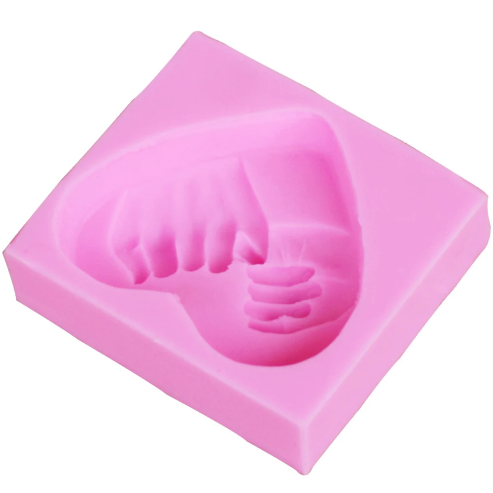 S041 Hand Love 3D Candle Soy Wax Mould Scented Soap Handmade Silicone Mold Plaster Resin Clay Diy Craft Home Decoration | Дом и сад