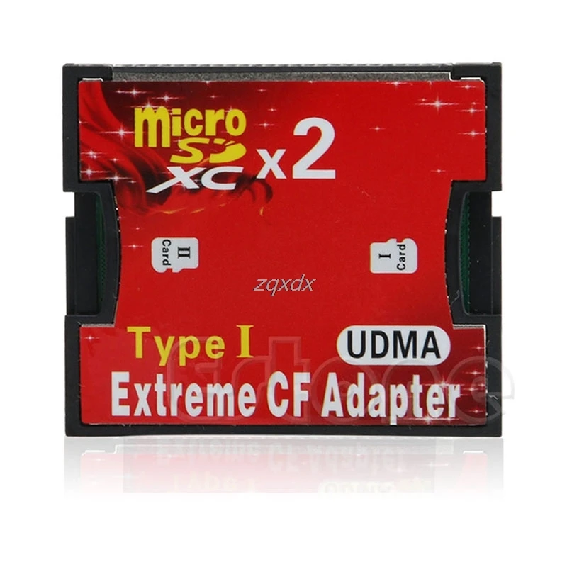 2 ТБ TF SDHC 2 порта слот для типа I 1 компактный адаптер для флэш-карт считыватель карты памяти адаптер Прямая поставка