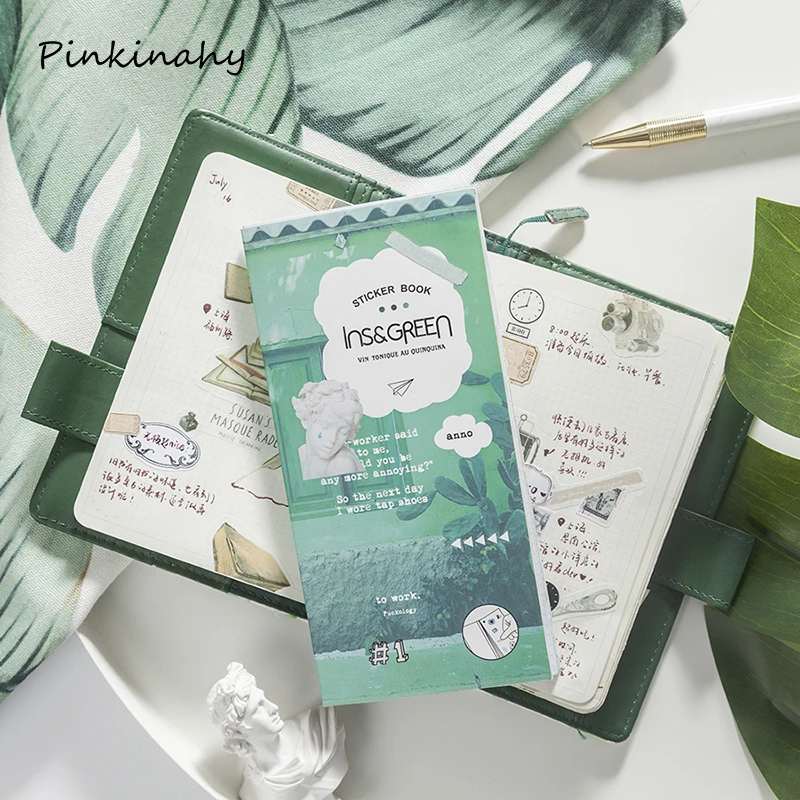 30 шт./компл. креативная наклейка в стиле INS книга свежая Паровая девушка серия Kawaii
