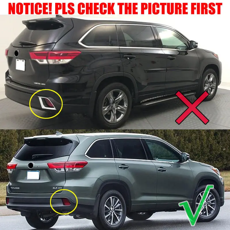 Для Toyota Highlander Kluger 2014 2016 2017 2018 хромированная задняя крышка стеклоочистителя