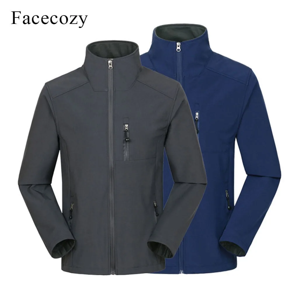 Facecozy 2019 Мужская Спортивная флисовая куртка для активного отдыха на открытом