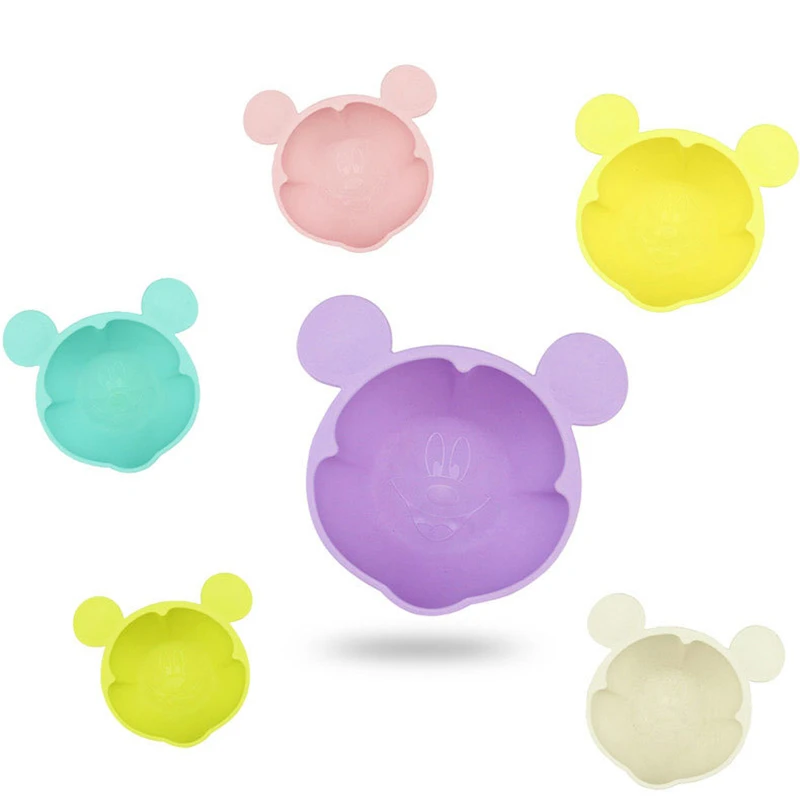 Детская пищевая пшеничная соломенная чаша бамбуковое волокно противогладильная