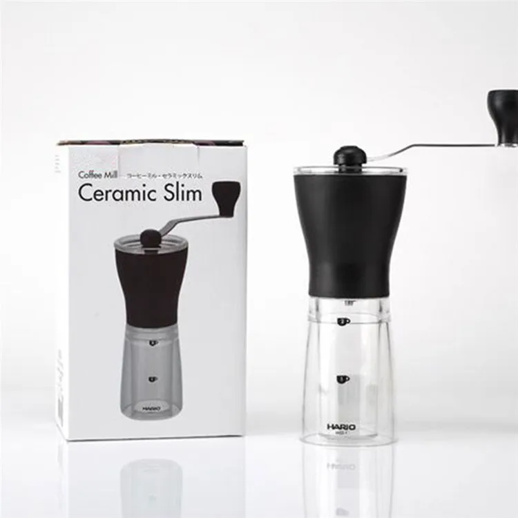 

Free Shipping New Portable Ceramic Burr Mini Mill Slim Manual Hand Coffee Grinder HA205