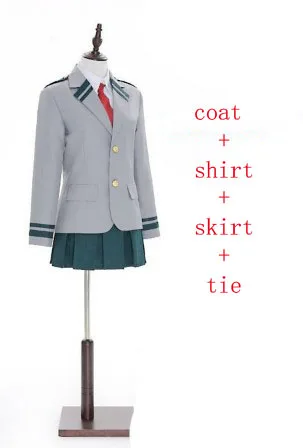 set meal 5 Boku no Hero Academy Midoriya Izuku Bakugou кацуки OCHACO URARAKA Косплей Костюм мой герой Academy школьная форма - Цвет: set meal 5