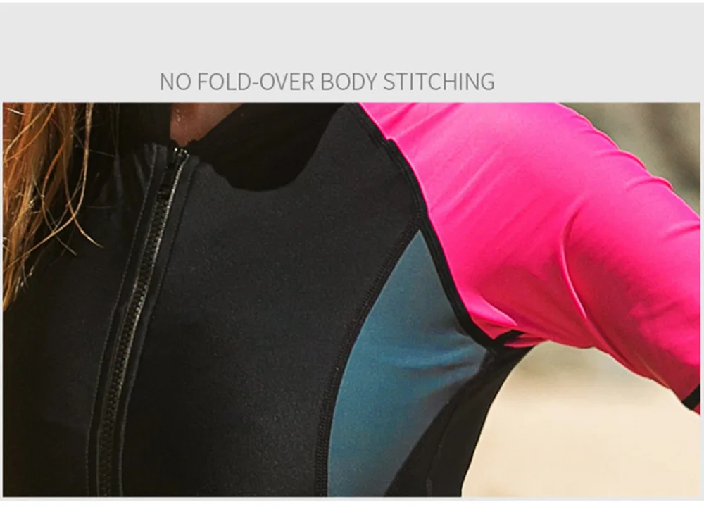 Новый Женский гидрокостюм с Коротким Рукавом Неопреновый на молнии костюм для