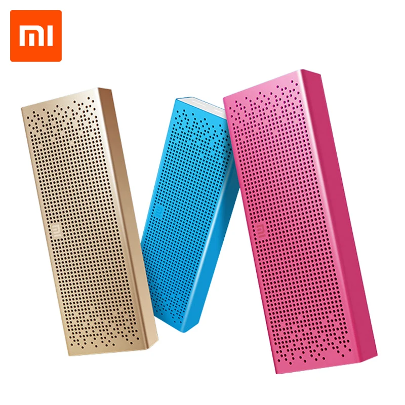 Xiaomi Bluetooth Динамик алюминиевый дом Беспроводной Портативный Поддержка Aux-в Micro SD
