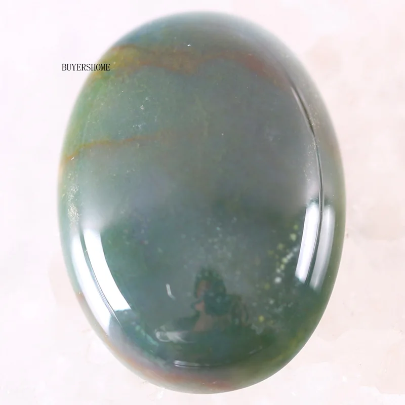 Indian Agate 1 шт. 22x30 мм Овальный Кабошон из натурального камня для изготовления ожерелья, браслетов, сережек для женщин и мужчин, с кристаллами лаписа, родонита - Цвет: Indian Agate