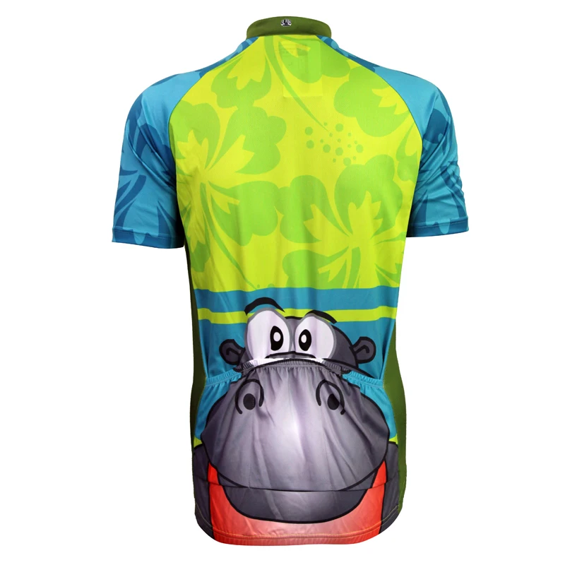 2018 Велоспорт Джерси с коротким рукавом Бегемот Спорт одежда hombre велосипедная