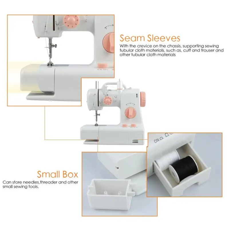 Автоматическая швейная машина протектора со светодиодной подсветкой S3 мини