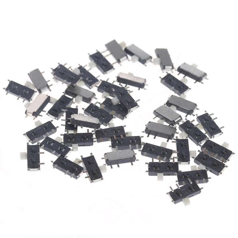 50 шт Мини 7-контактный на включение/выключение 1P2T SPDT MSK-12C02 SMD Переключить ползунковый переключатель для MP3 MP4