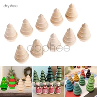 dophee 10pcs unfinished wooden acorns peg diy wedding party accessory gift ornament wedding party ornaments decorations