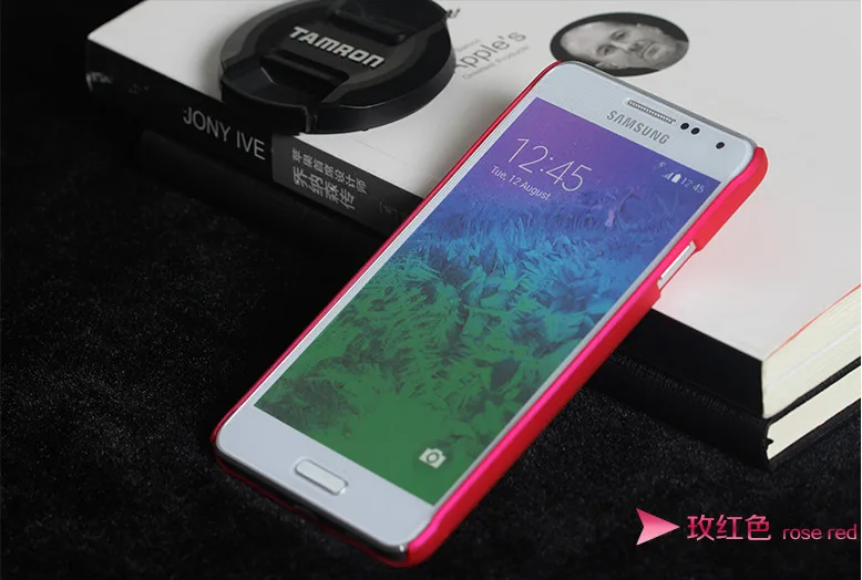 Матовый пластиковый жесткий резиновый чехол-накладка для samsung Galaxy Alpha G850F G850T G850M G850Y Alfa capa fundas