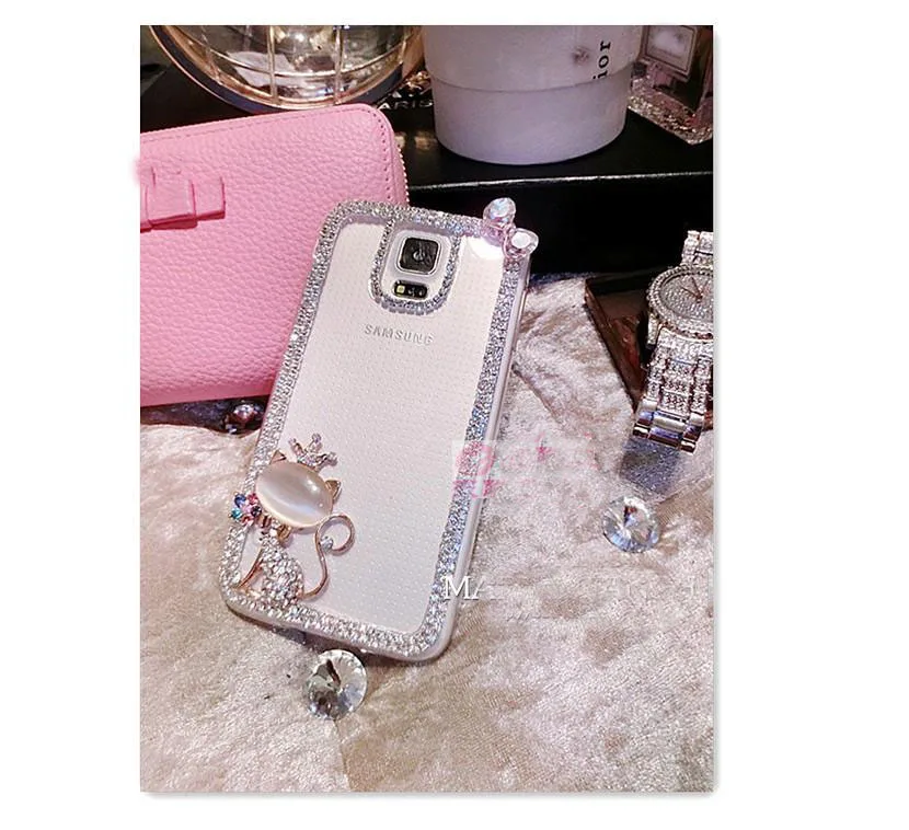 Чехол со стразами для Sony Xperia 5 8 10 Plus 1 XZ4 XA3 Z3 Z5 Compact L1 L2 L3 M5 E5 II Swan|case for sony xperia|case sonycase me