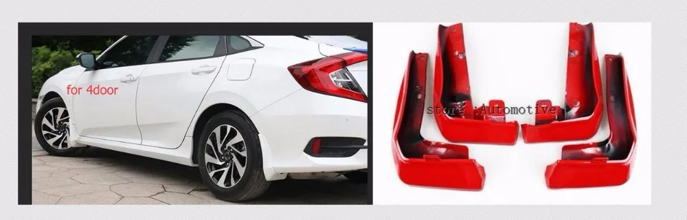 Для HONDA CIVIC 2016 2017 2018 все новые 4 двери седан брызговики Брызговики переднее заднее