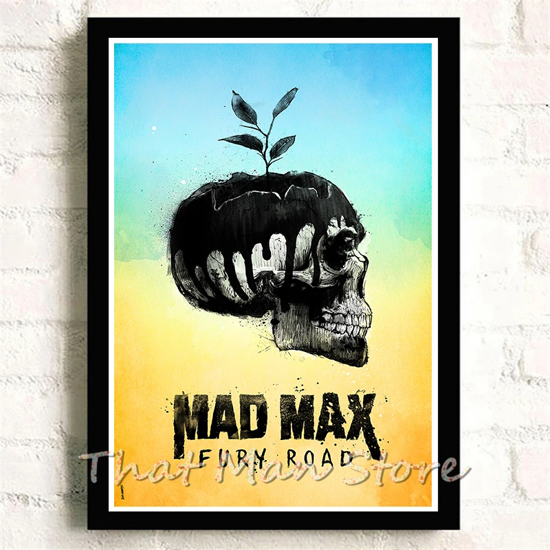 Mad max Fury дорожные постеры с белым покрытием бумажные принты настенные наклейки