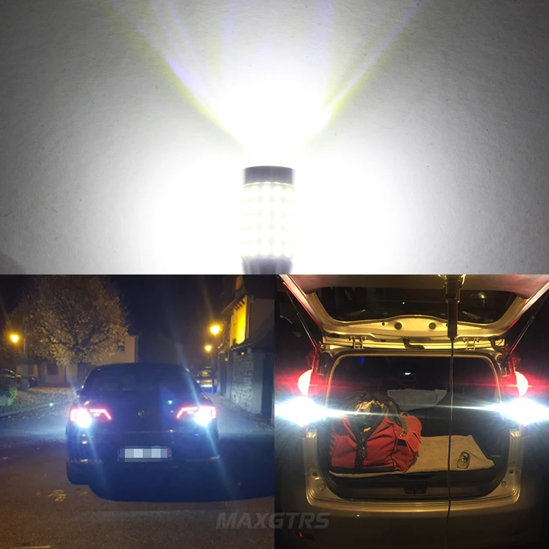 2x T15 T10 светодиодный W16W Canbus Светодиодная Лампочка 912 921 87 SMD 3014 чипсеты Автомобильная резервная копия парковка светильник лампы Error Free ксеноновый белый