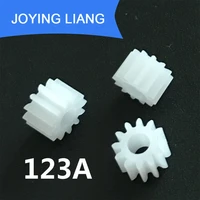 123a 0 5m gear 3mm tight hole diameter 12 tooth modulus 0 5 plastic gear diy toy accessories 5000pcslot