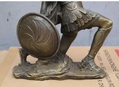 5 &quotТибет Китай Бронзовая статуя скульптура Золотой Крылатый peng bird Garuda Jingwei | Дом