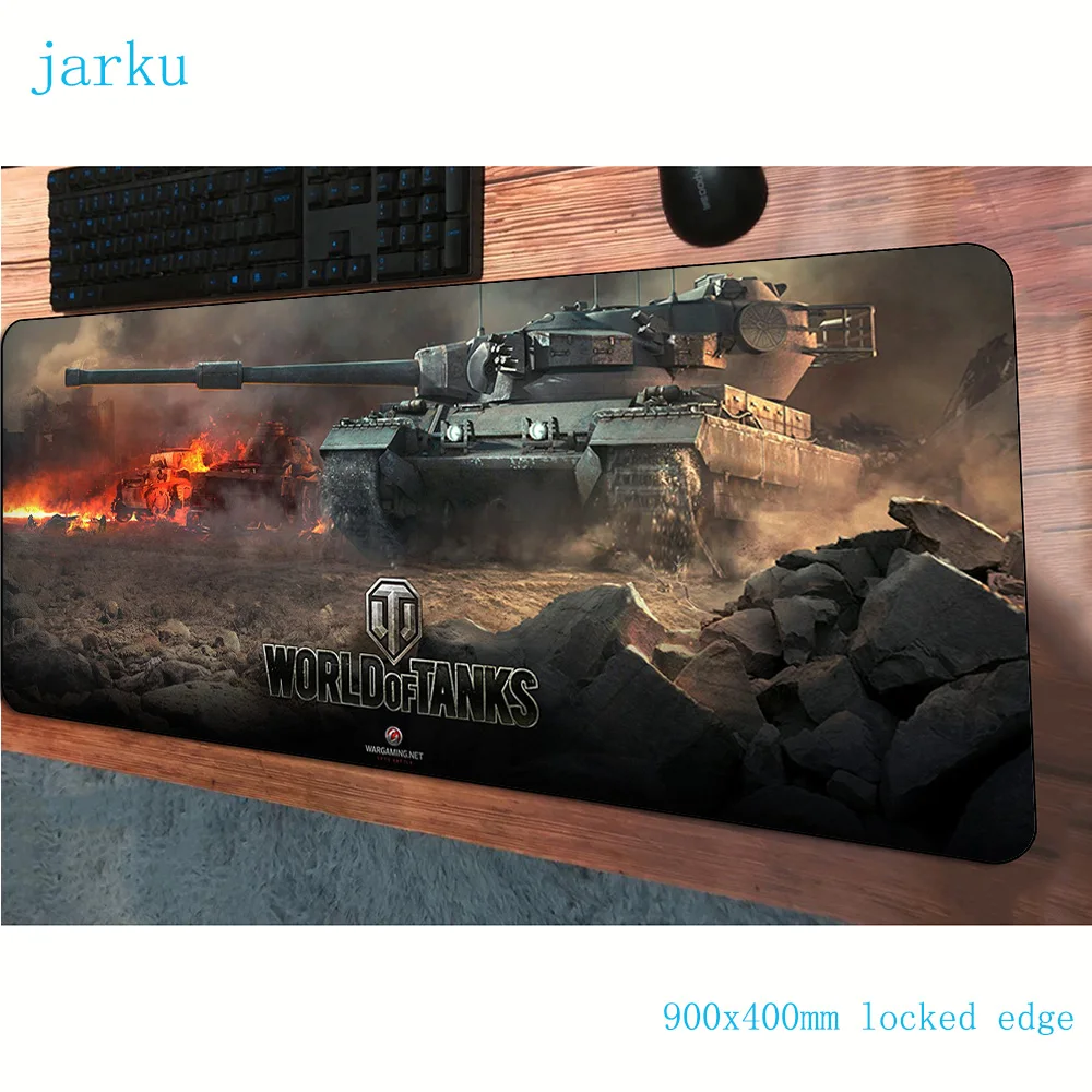 world of tanks padmouse 900x400x3mm gaming mousepad game big mouse pad gamer computer desk 3d mat notbook mousemat pc | Компьютеры и