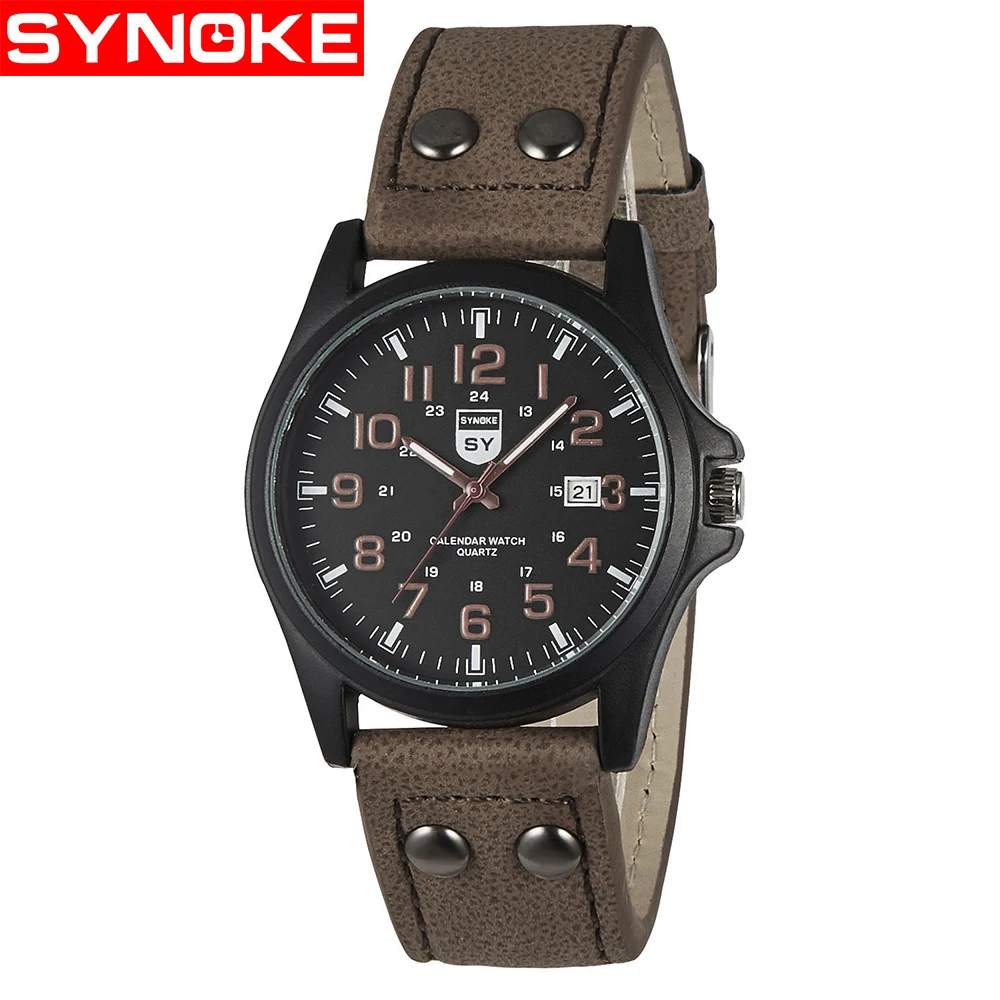 SYNOKE Мода 3610 г. Спортивные Детские/для мужчин кварцевые часы для спортивные 30 м
