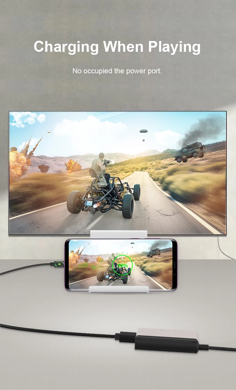 PUBG мобильный Геймпад контроллер игровая мышь клавиатура конвертер 4K 60Hz Bluetooth адаптер для Android IOS Телефон на ПК, телевизор, монитор