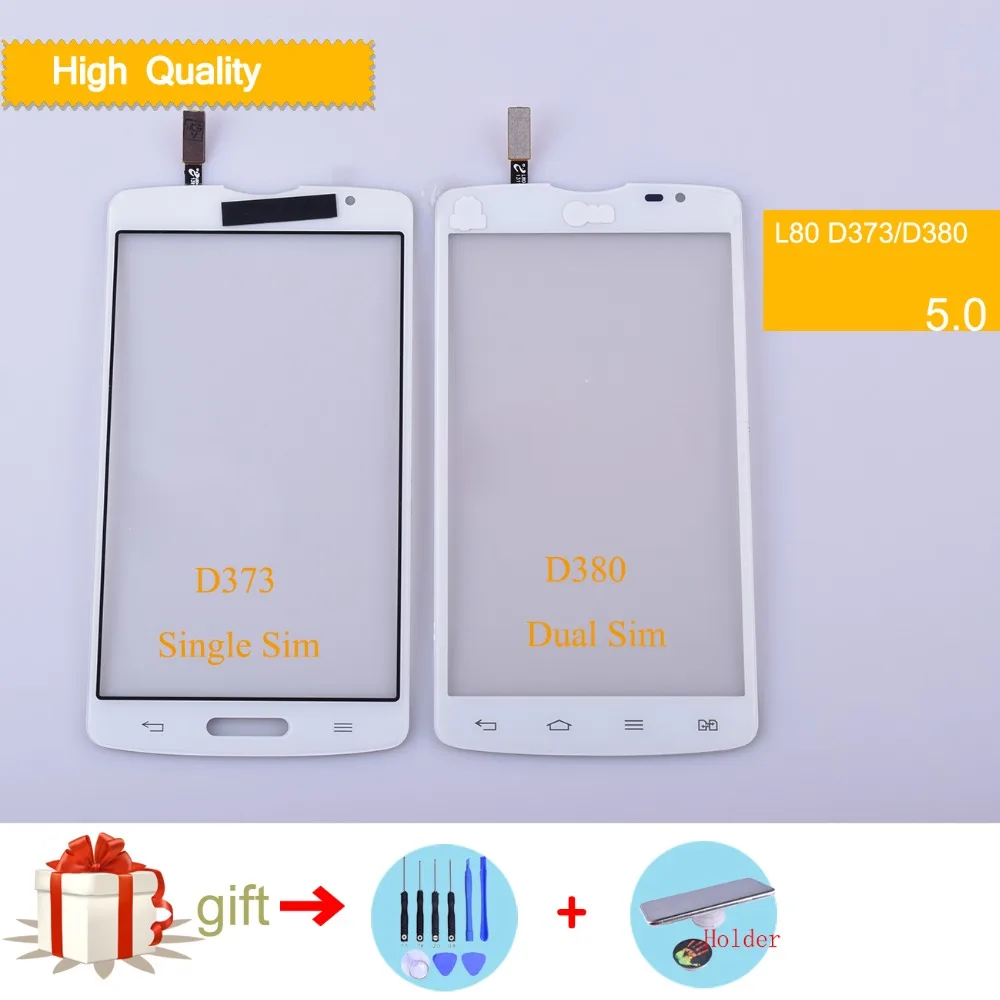 Сенсорный экран для LG Series III L80 Single SIM D373 и Dual D380 сенсорный дигитайзер сенсор