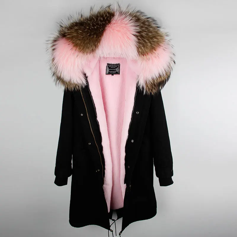 Blufour/Лидер продаж женская зимняя куртка новая длинная парка пальто из