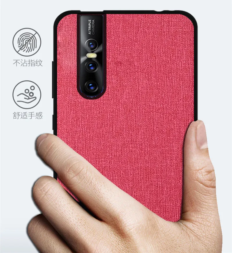 Чехол для Vivo S1 V11 V15 X27 Y83 Pro Чехол X20 X21 X23 Y17 Y3 Y15 Y81 V9 IQOO pro 5G Neo Z1 Новинка Роскошная ткань Бизнес крышка