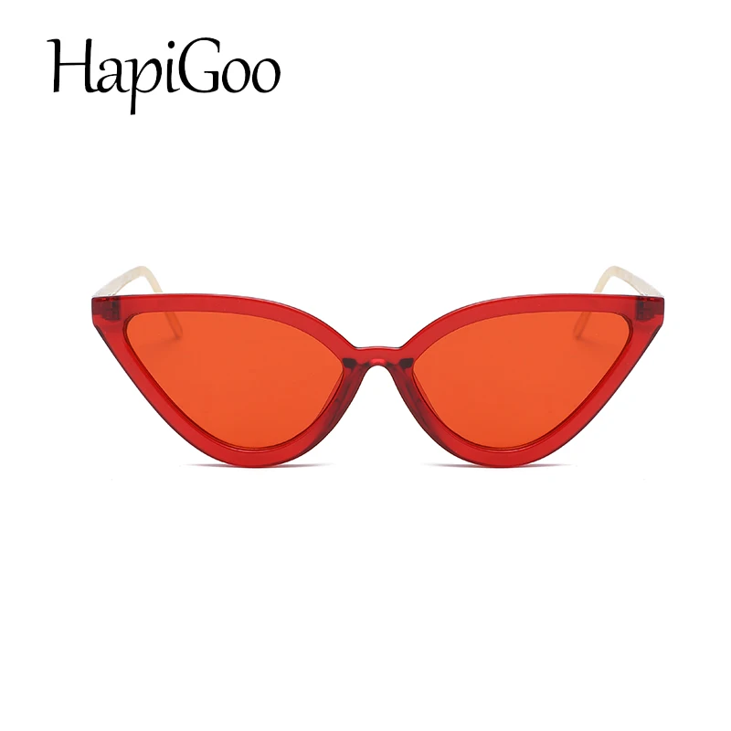 HAPIGOO Для женщин солнцезащитные очки модные женские Винтаж небольшой Размеры