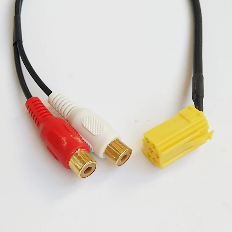 Адаптер для аудиовхода Fiat Grande Punto Alfa AUX 6 контактный мини разъем ISO|iso connector|mini iso